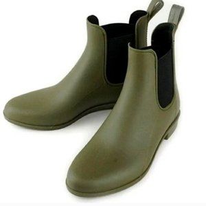 J.Crew Mercantile Chelsea rain boots - Olive / Hunter Green
